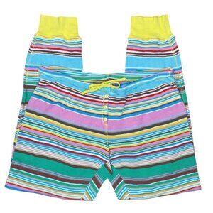 00s 2000s Vintage Victoria's Secret Striped Thermal Pj Pants Sz M